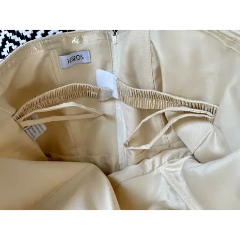 Hebeos Champagne Gold Sequin Mermaid Dress