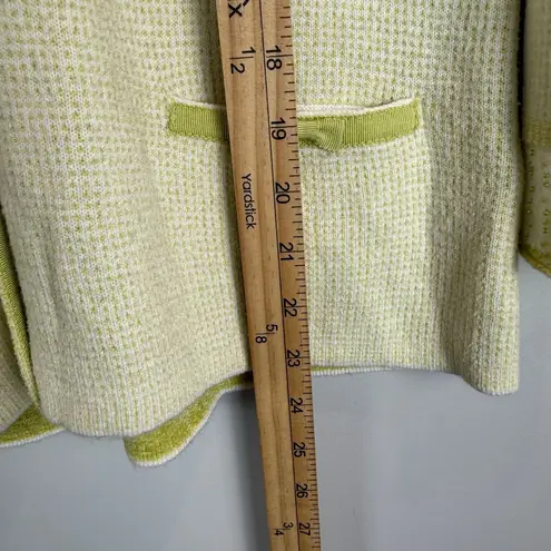 Sigrid Olsen Sigrid Olsen Cardigan Sweater Womens M Light Green Button Front Cottage Preppy - Image 9