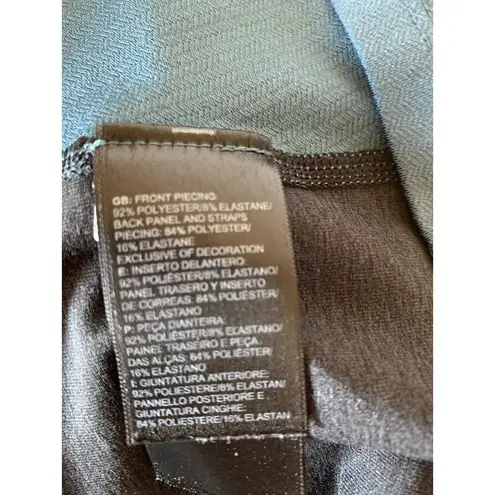 The North Face  flash dry racerback tank steel blue  black size small