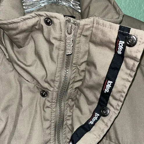 Vintage Totes Tan Puffer Jacket with Insulated Design Unisex Ski Jacket Size L