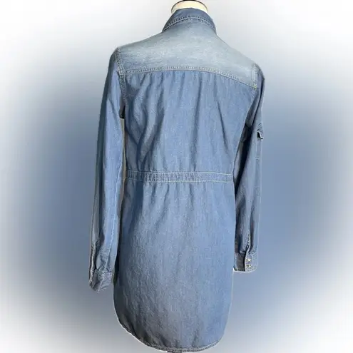 Eighty Eight Premium Denim Dress, Relaxed Fit, Long Sleeves, Cotton/Rayo…