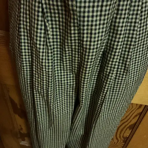 Vtg 80s smarty pants NY plaid suspender pants Size undefined
