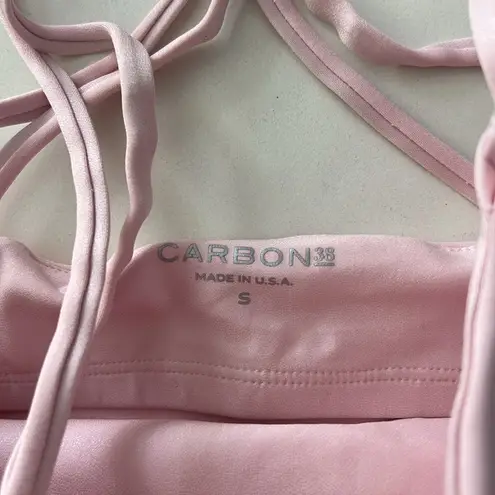 Carbon38 Takara Shine Pink Cami Bra Tank Top Size S $88 *RARE*