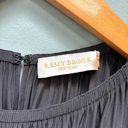 Ramy Brook Lauren Cold Shoulder Mini Dress in Black Small