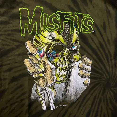 Misfits Mommy Can I Go Out & Kill Oversized Band Tie Dye large