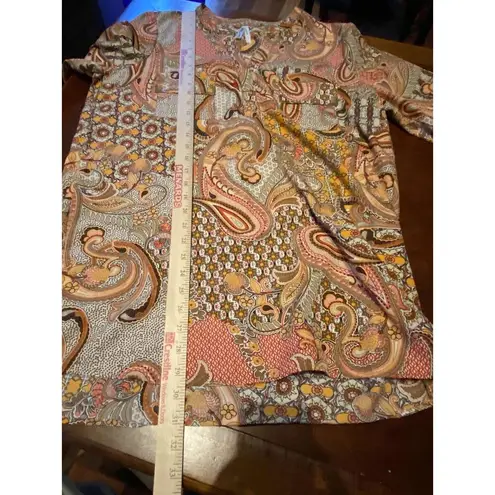 Live 4 Truth Peasant Tunic Large Geometric Hippie boho festival Cottagecore