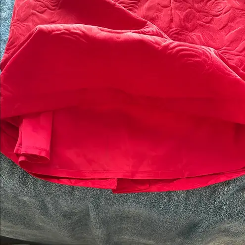 Vintage Red Sleeveless Mini Dress A List by Wrapper size 7