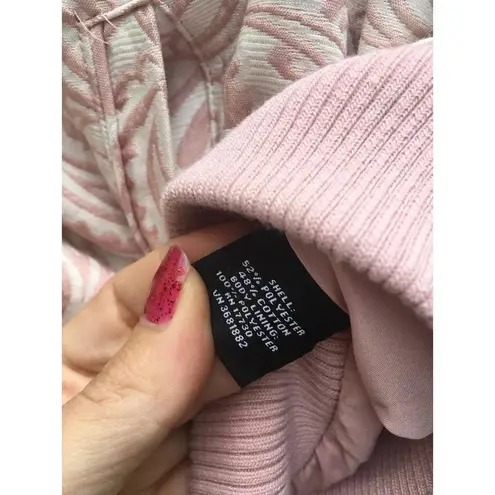 Victoria Beckham Women's Paisley Print Pink Bomber Jacket Size XS