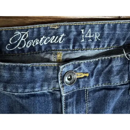 Tommy Hilfiger ‎ Hipster Boot Cut Low Rise DenimJeans Womens Sz 14R