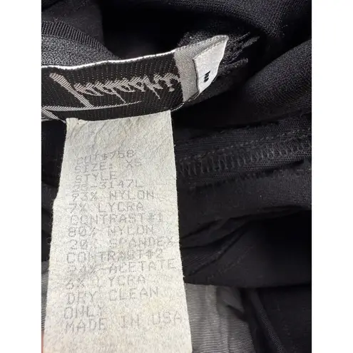 Tadashi Shoji Vintage Long Maxi Holiday Event Dress Size XS Glam USA Sheer Mesh - Image 10