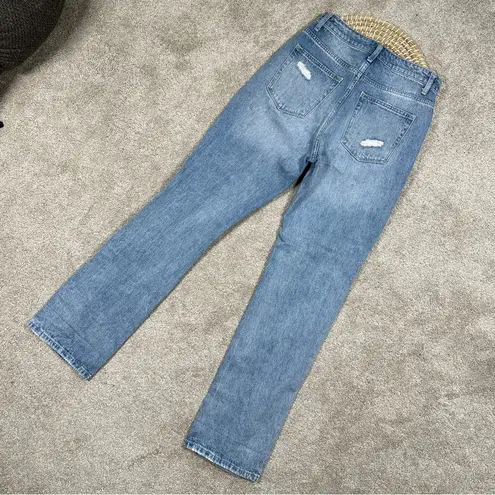 Vervet  The Alyssa 90’s Vintage Straight Denim Distressed High Rise Blue Jeans 26