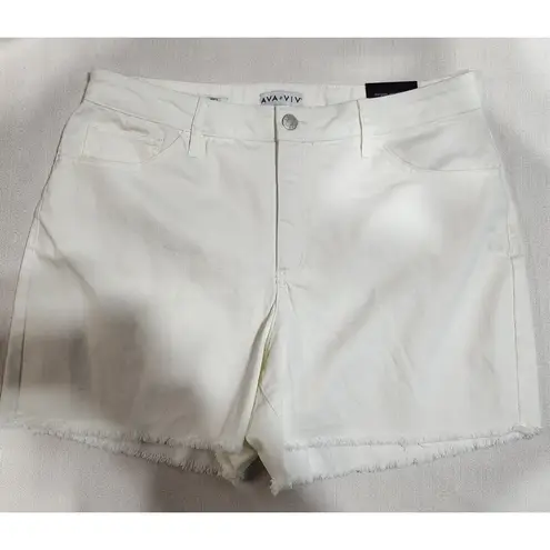 Ava & Viv  midi shorts relaxed fit waist 36'' women's - Image 2