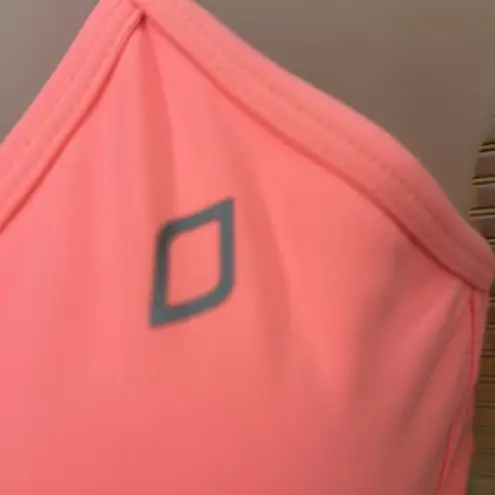 Lorna Jane Active Sammy Racerback Sports Bra Apricot Peach Pink Medium?