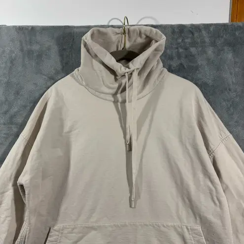 MM.LaFleur Harris Cowl Neck Pullover Beige Cream Sweatshirt Medium - Image 3