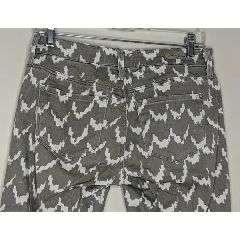 Mavi Alexa Ankle Skinny Jeans Mid Rise Cropped Ikat Print 27