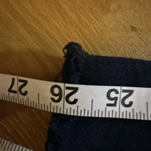 Current Mood Dolls Kill Stitch Lace-Up Patchwork Jeans black stretch denim s