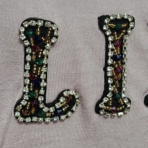 FOR THE REPUBLIC Nordstrom Mauve Short Sleeve Pigment Dye Life Tee Size Small