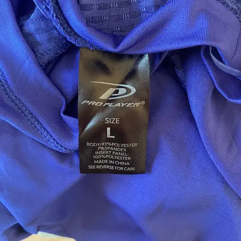 Pro Player women's large bluish purple short sleeve crewneck activewear t-shirt