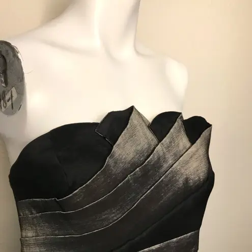 Jessica McClintock 90s Iridescent Formal Vintage Short Dress Holiday Christmas