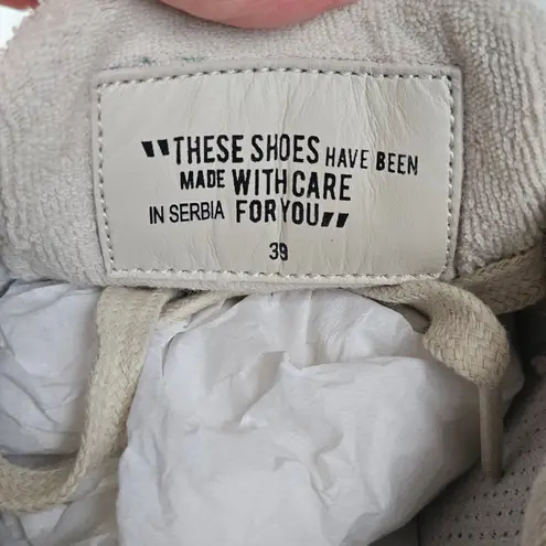 Voile Blanche Ines Mesh & Leather Sneaker, White Size 39 / US 9 NEW