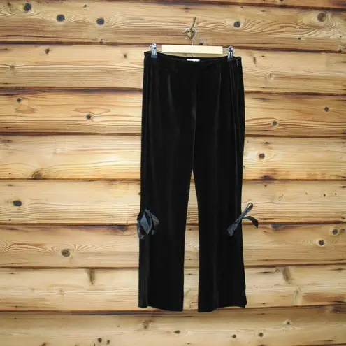NWT Tyler Boe Velvet Velour Pants Black Size 4