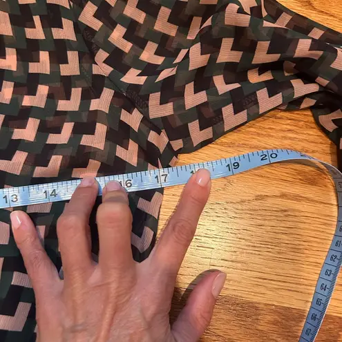 Chic Geometric Patterned Dress Black