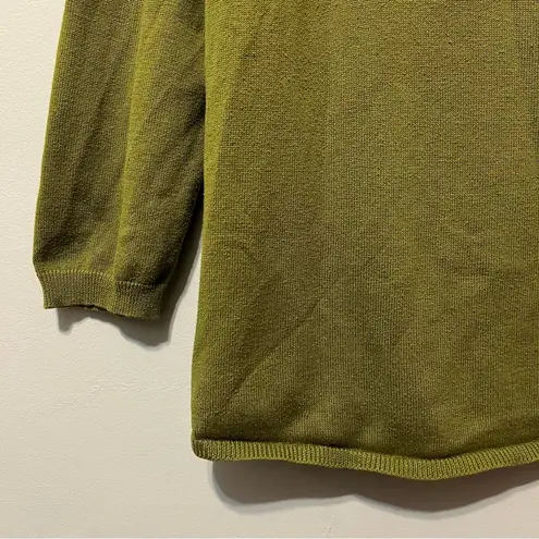 Jessica London Olive Green Knit Sweater Size 12