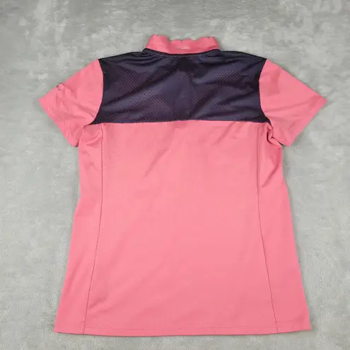 RLX Ralph Lauren Mesh Mix Antique Rose Womens Golf Polo Shirt Size S Small (?) Pink