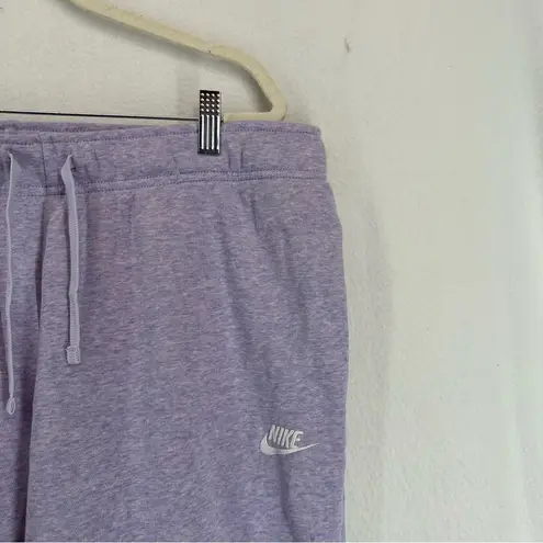 Nike NWOT  Sweatpants Mid Rise Fleece Joggers Womens XL Purple