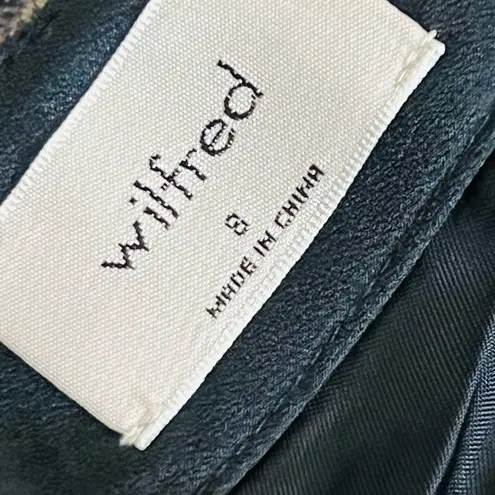 Wilfred Plaid Wool Skirt with Front Tie NNT