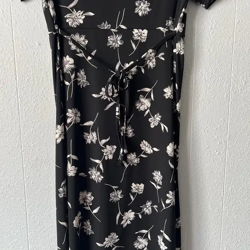 Erika Vintage Womens Dress Petite S Floral Midi Y2K Retro Dark Fairy Cottagecore