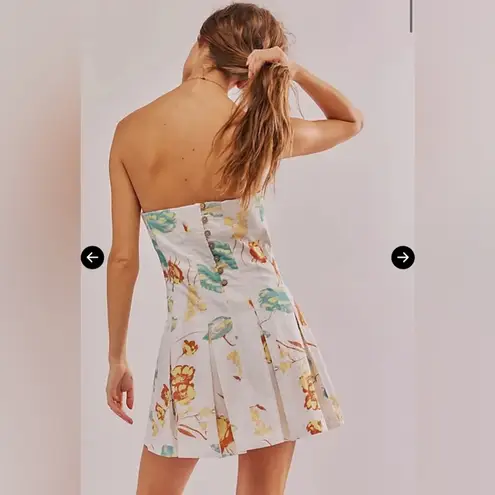 Free People  Made Me Smile Printed Mini dress