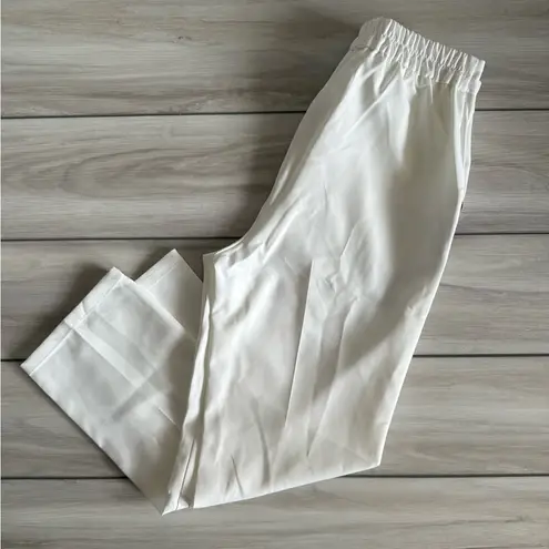 Mooyius Floral Printed Pantsuit Set White Large NWT