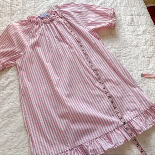 Hill House Bubblegum Stripe Katherine Nap Dress Medium Pink