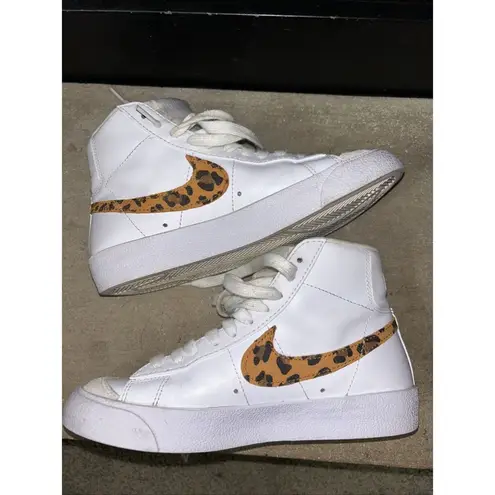 Nike  Blazer Mid ‘77 SE WMNS “Leopard” DA8736-101 Women’s Size 5 Leather Sneaker