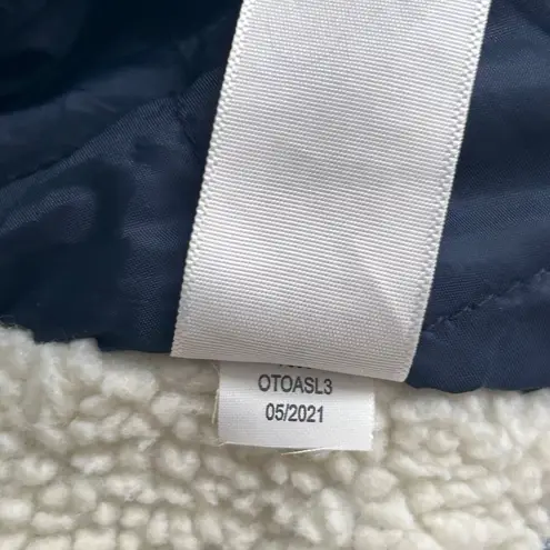 Aeropostale Trucker Jacket Small Y2K Preppy Sherpa Lined Grunge Punk Baddie Blue