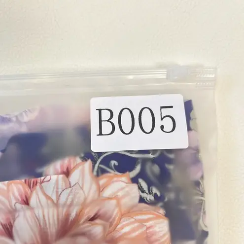 Johnny Was NWOT Blue Floral Pockets KIMONO Coat Sz S