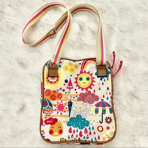 Lily bloom Spring Shower Gigi Crossbody Graphic Purse Bag