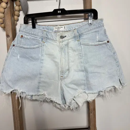 Abercrombie & Fitch ‎ Cutoff Shorts High Rise Curve Love Size 30 Waist - Image 3