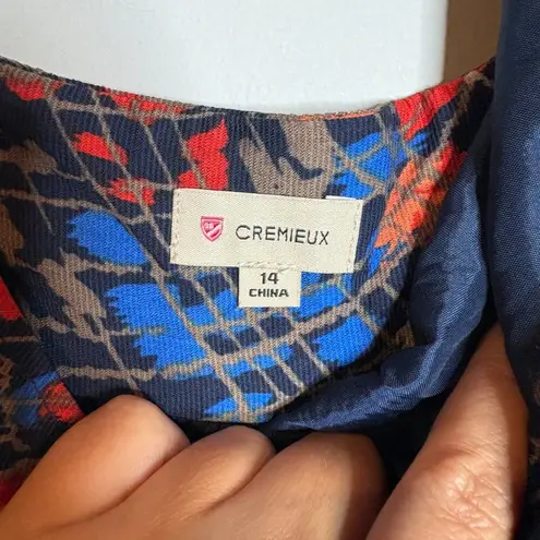 Daniel Cremieux Cremieux patterned open back dress