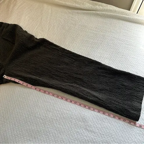 Missing You Already Corduroy Square Neck Jumpsuit Black Size L