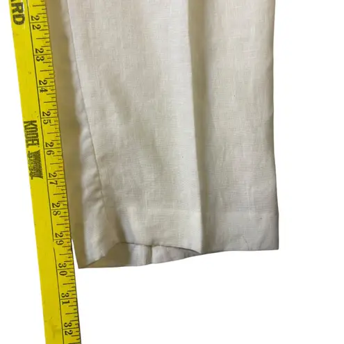 Ralph Lauren Lauren  Slim Fit Off White Linen Dress Pants Mens 38W x 30L NWT*