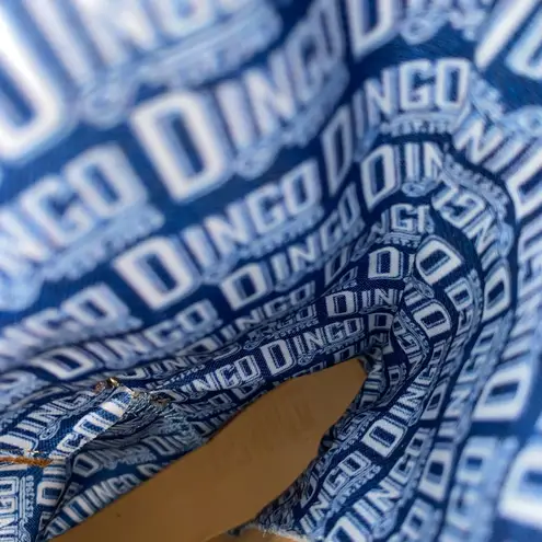 Dingo Leather Moto Brass Buckle Heeled Brown Riding Boots Size 7 Women’s