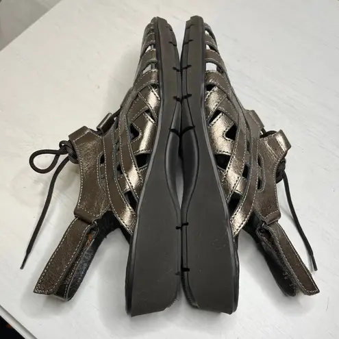 Ara Liv Gladiator Slingback Sandal in Titan in EU sz 38 US 7.5