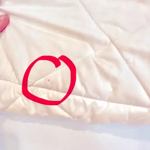 Bogner Puffer Winter Coat Jacket Women’s M Ivory Belt Vintage SEE DESCRIPTION Size M