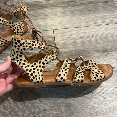 Dolce Vita Cheetah Print Sandals Brown Size 8.5