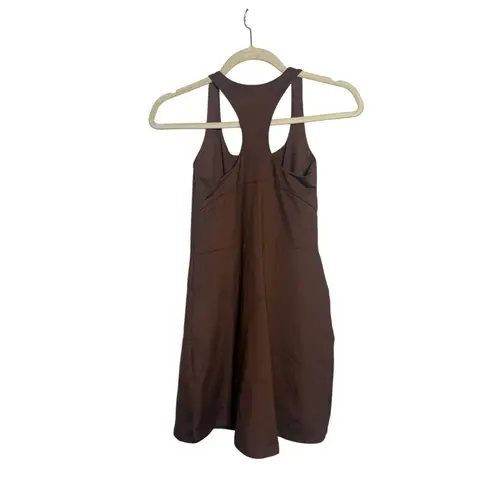 Girlfriend Collective  Paloma Halter Dress – Brown, Women’s Size S
