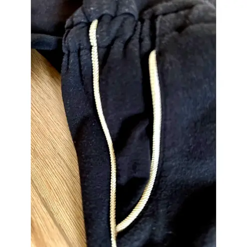 LA RELAXED Coverall Jumpsuit Women’s Sz S Black Zip One Piece Made USA