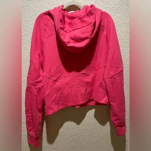 Lululemon NWT  Oversized Half Zip Scuba Hoodie Jacket Glaze Pink Size XL/XXL