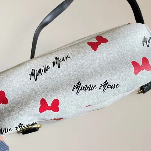 Lounge Fly Disney Minnie Mouse White Red Bow Ears Shoulder Backpack Bag Purse
